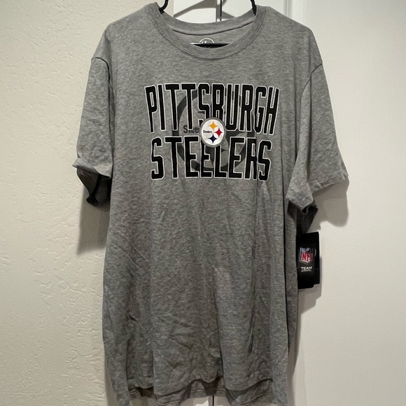 47 Other - New 47 Brand Pittsburgh Steelers Gray Tee